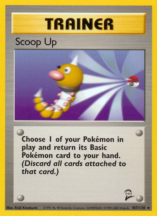 Scoop Up 107/130 card from Base Set 2