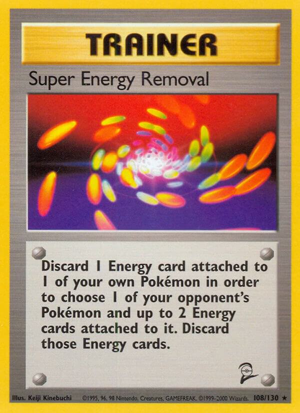 Super Energy Removal 108/130 card from Base Set 2