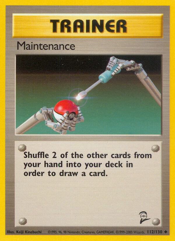 Maintenance 112/130 card from Base Set 2