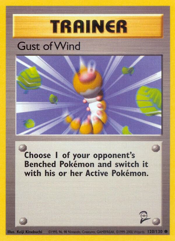 Gust of Wind 120/130 card from Base Set 2