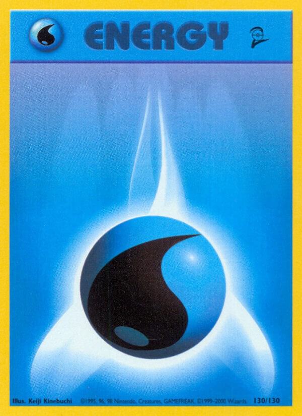 Water Energy 130/130 card from Base Set 2
