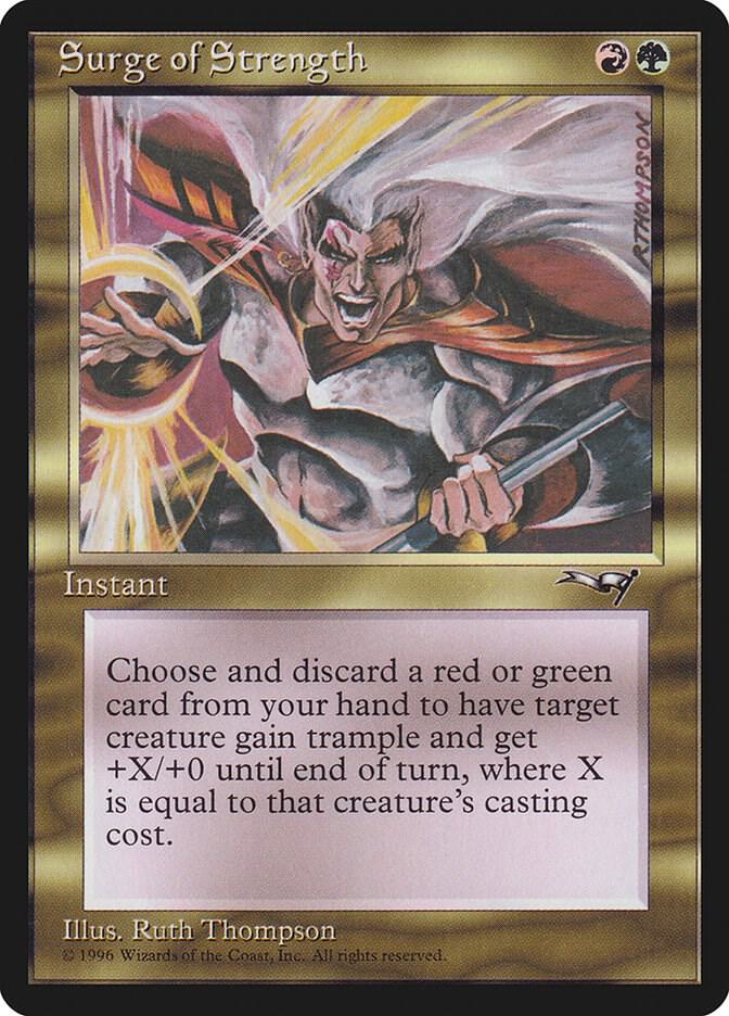 Surge of Strength card from Alliances