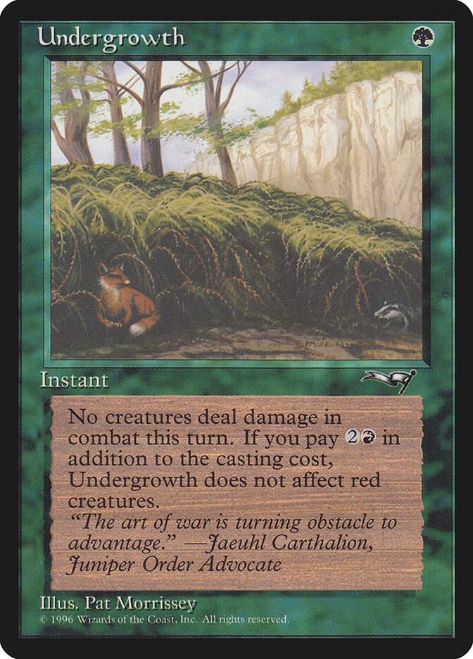 Undergrowth 88 card from Alliances