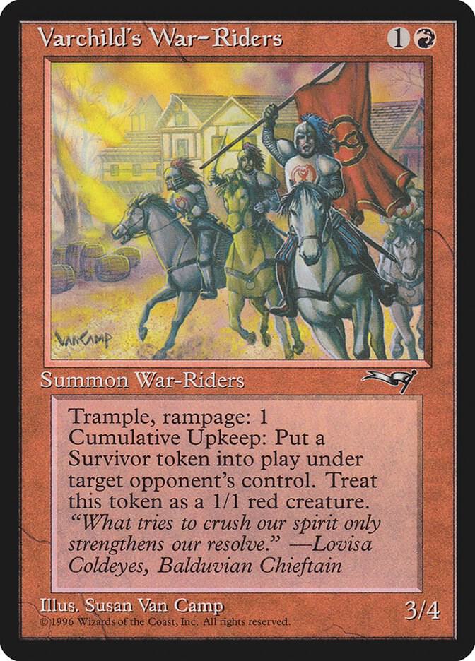 Varchild's War-Riders 122 card from Alliances