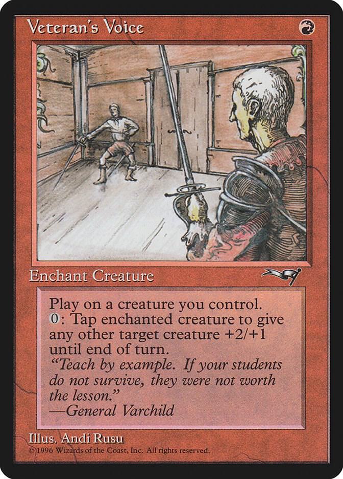 Veteran's Voice 124 card from Alliances