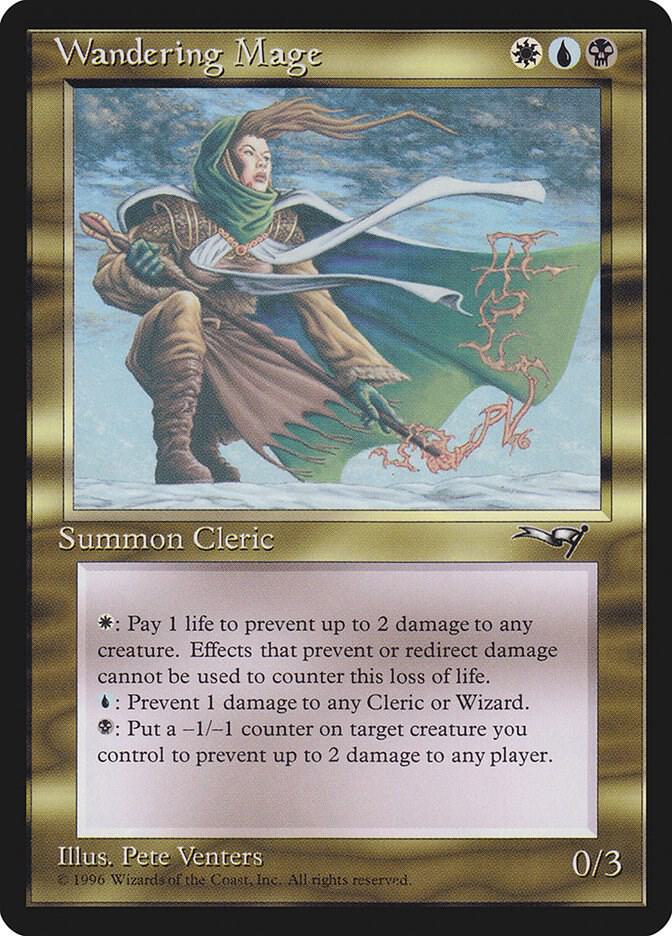 Wandering Mage card from Alliances