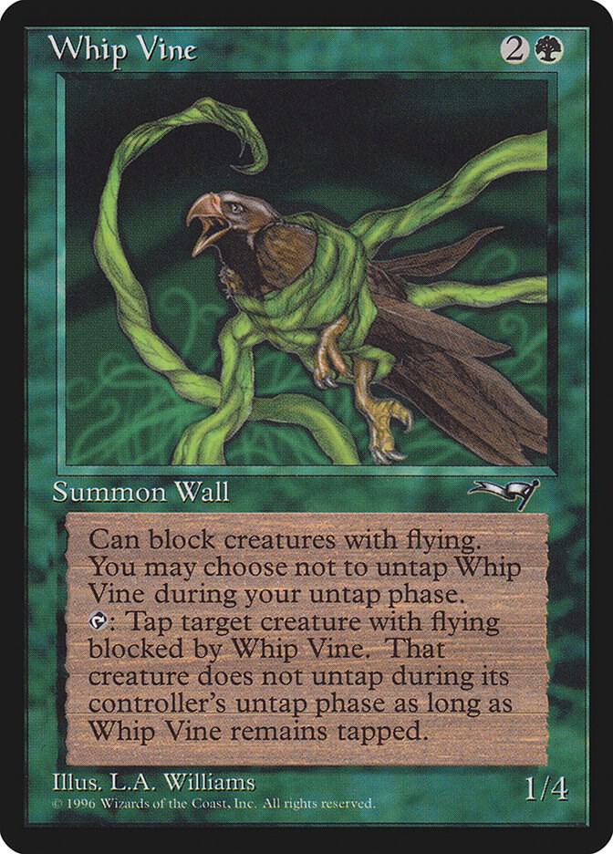 Whip Vine (Ensnared Bird) 90 card from Alliances