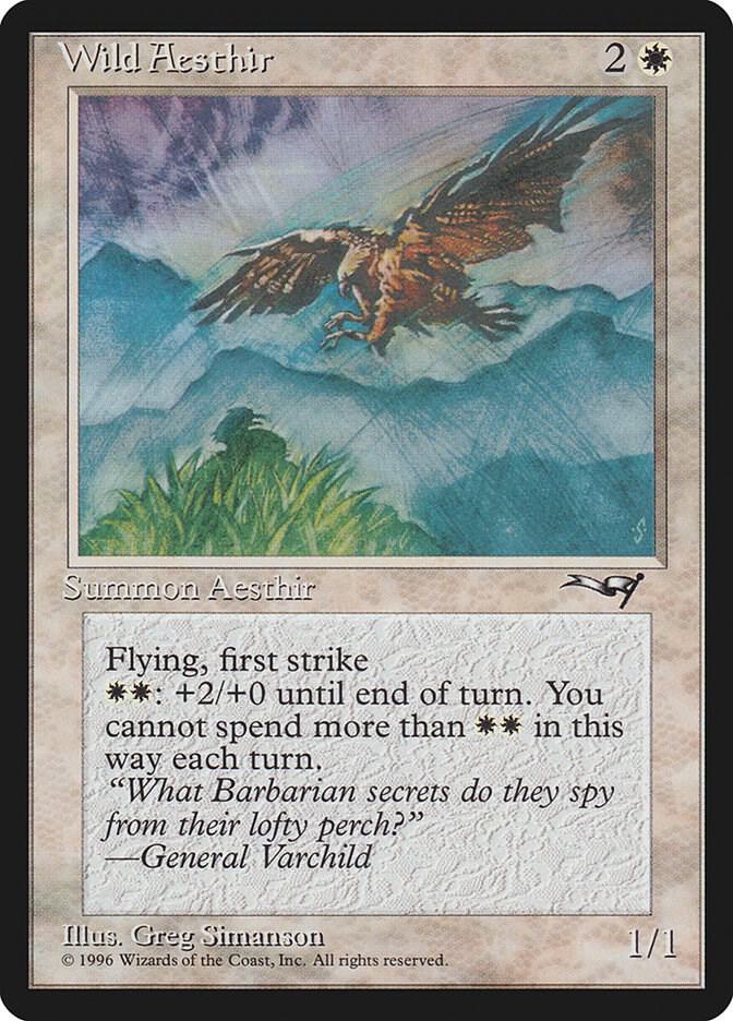 Wild Aesthir (Blue Mountains) 155 card from Alliances