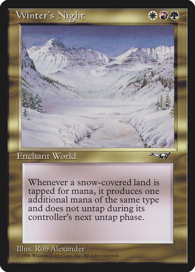 Winter's Night card from Alliances