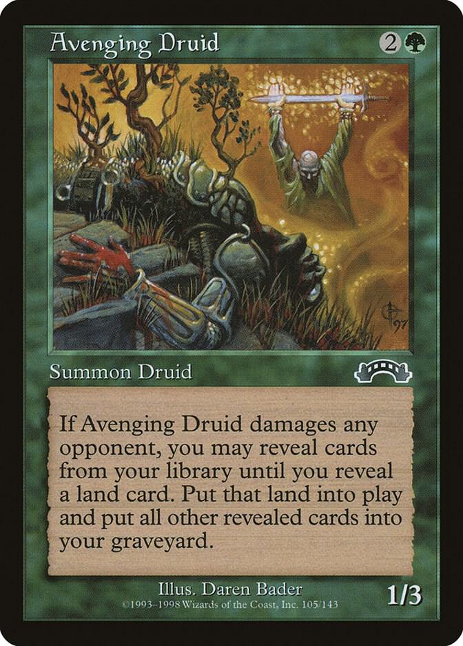 Avenging Druid 105 card from Exodus