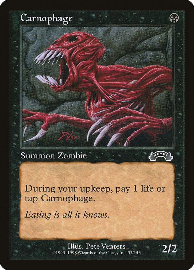 Carnophage 53 card from Exodus