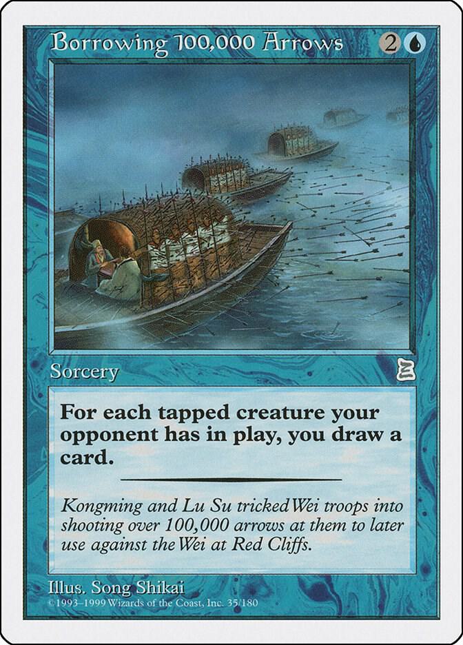 Borrowing 100,000 Arrows 35 card from Portal Three Kingdoms