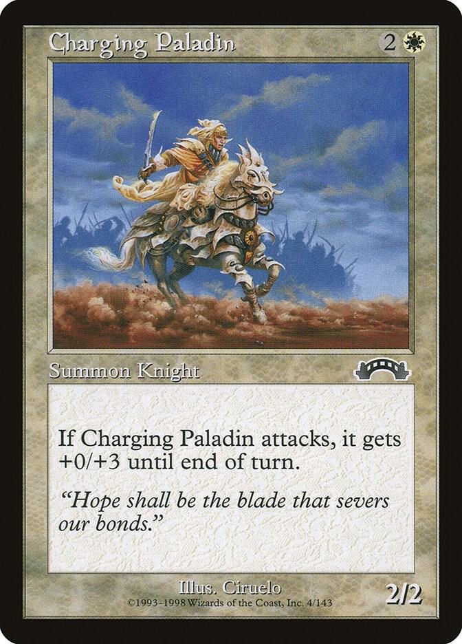 Charging Paladin 4 card from Exodus