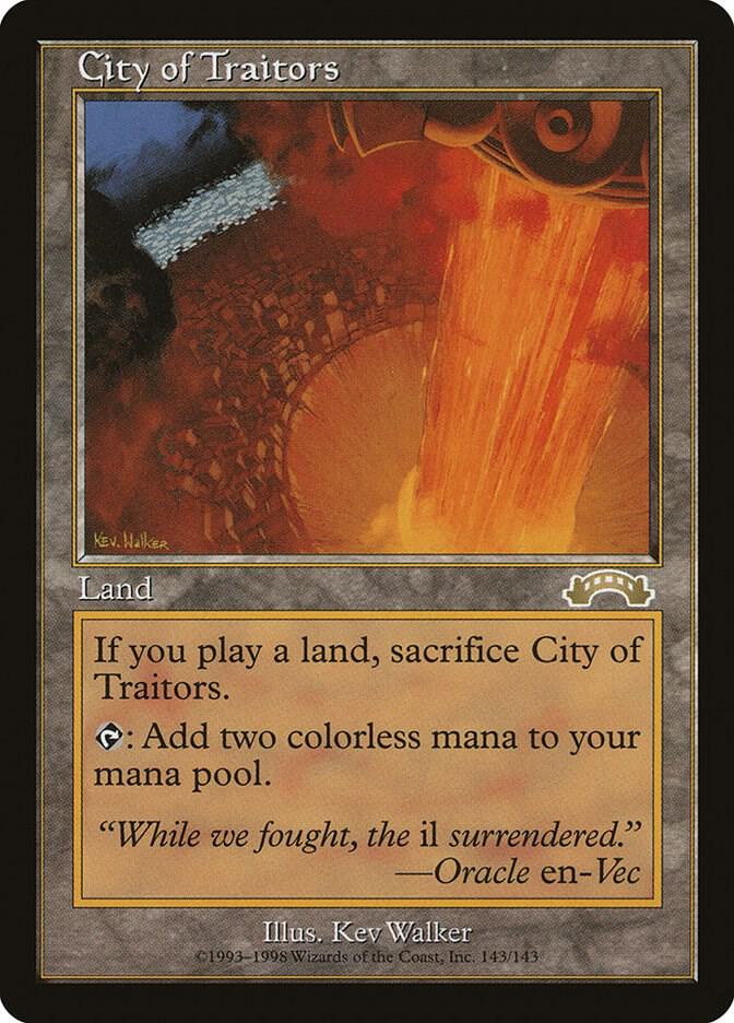 City of Traitors 143 card from Exodus