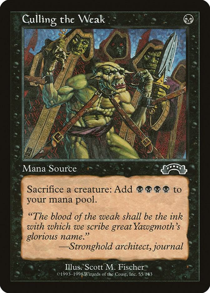 Culling the Weak 55 card from Exodus