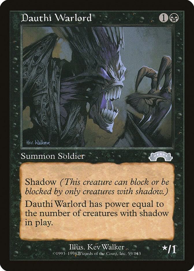 Dauthi Warlord 59 card from Exodus
