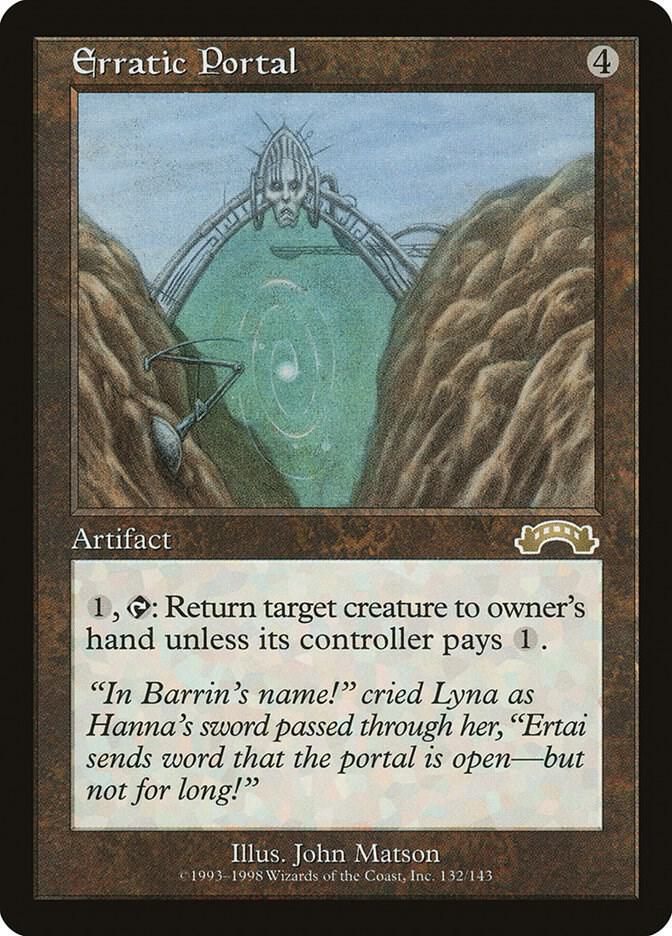 Erratic Portal 132 card from Exodus