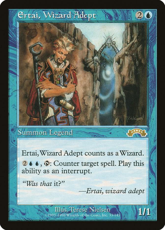 Ertai, Wizard Adept 33 card from Exodus