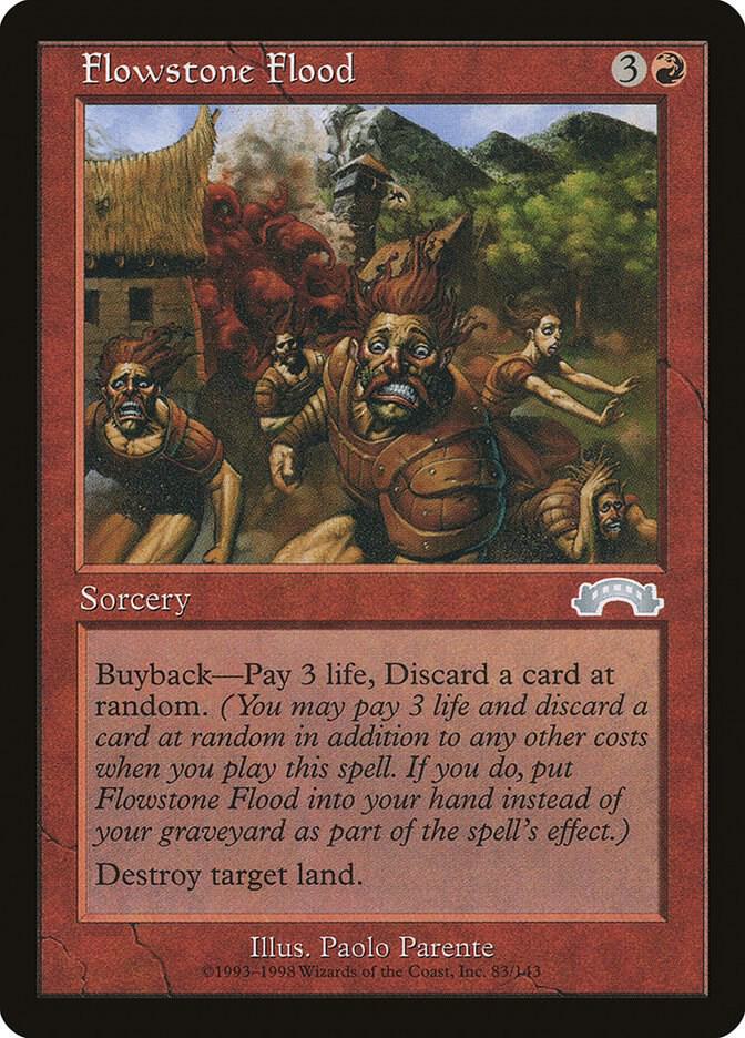 Flowstone Flood 83 card from Exodus