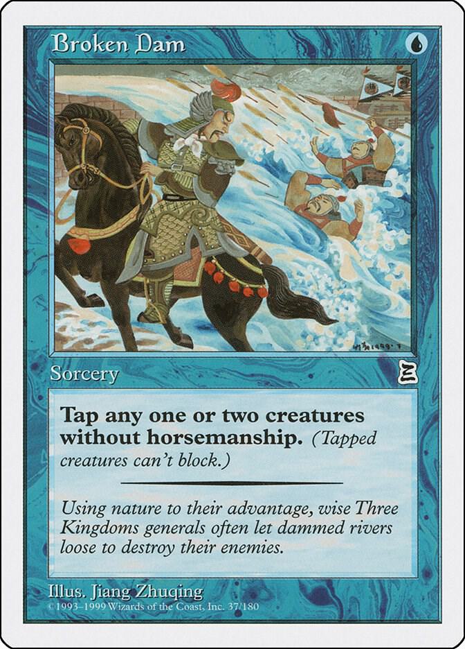 Broken Dam 37 card from Portal Three Kingdoms