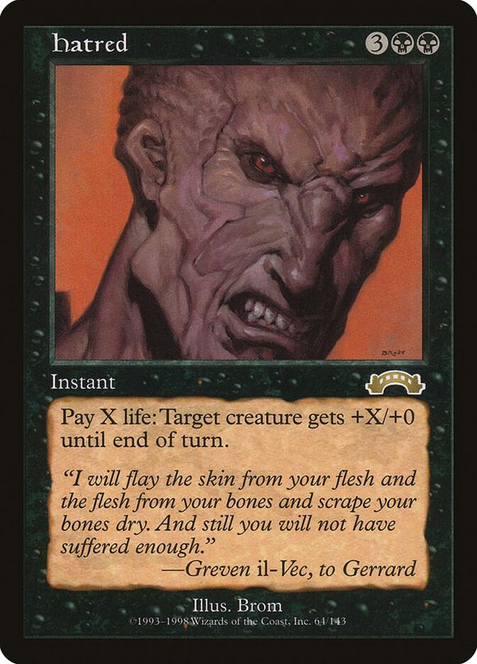 Hatred 64 card from Exodus