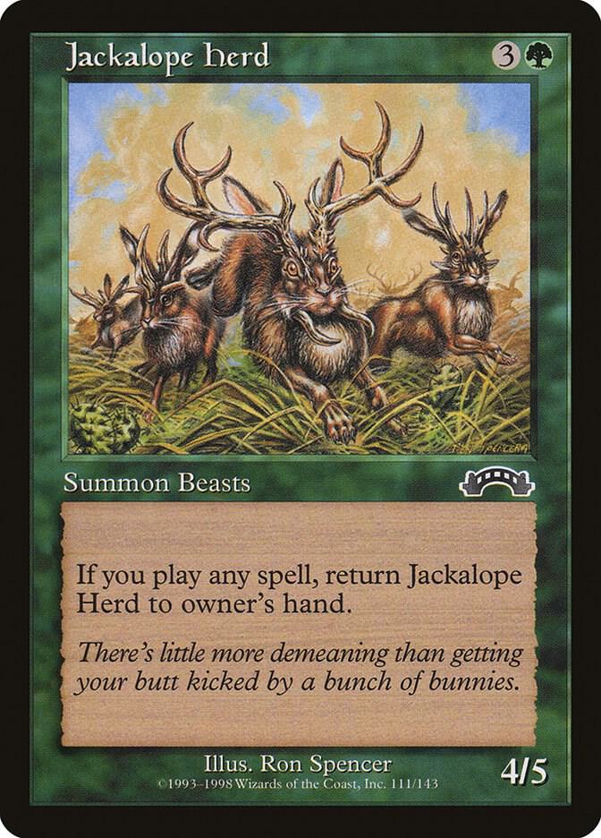Jackalope Herd 111 card from Exodus