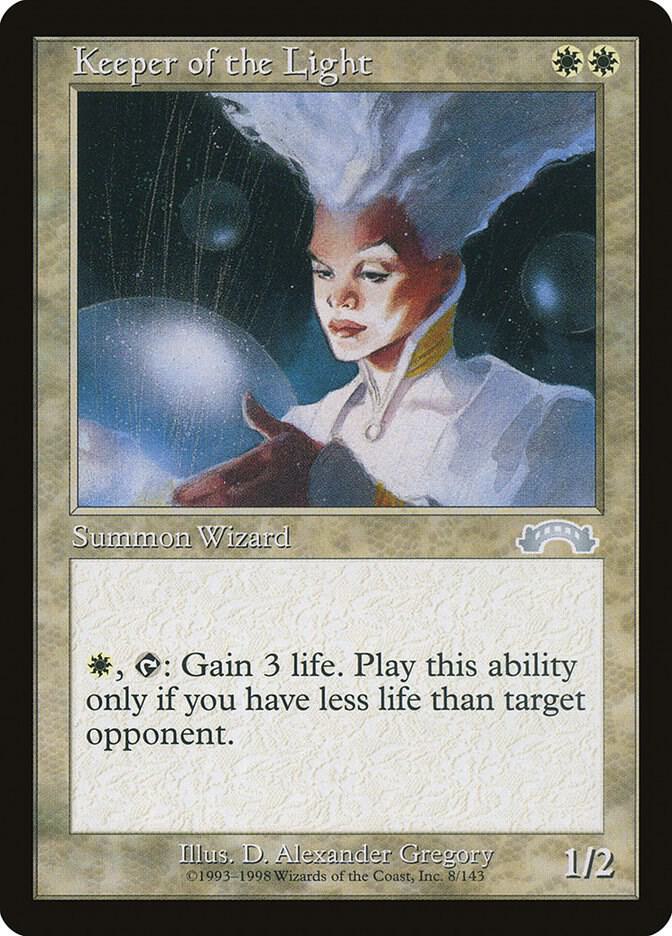 Keeper of the Light 8 card from Exodus