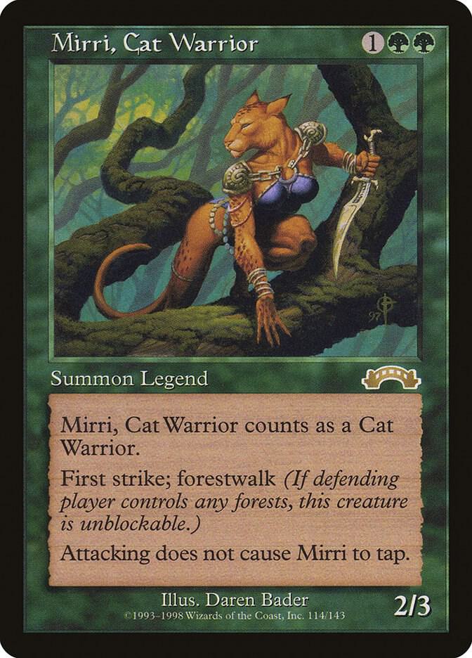 Mirri, Cat Warrior 114 card from Exodus