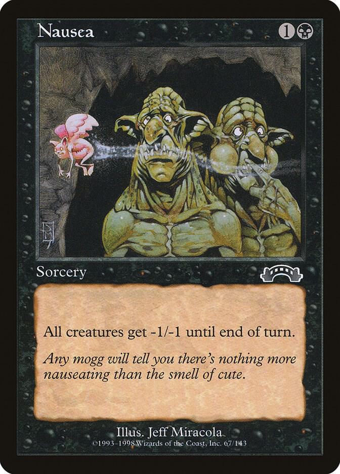 Nausea 67 card from Exodus