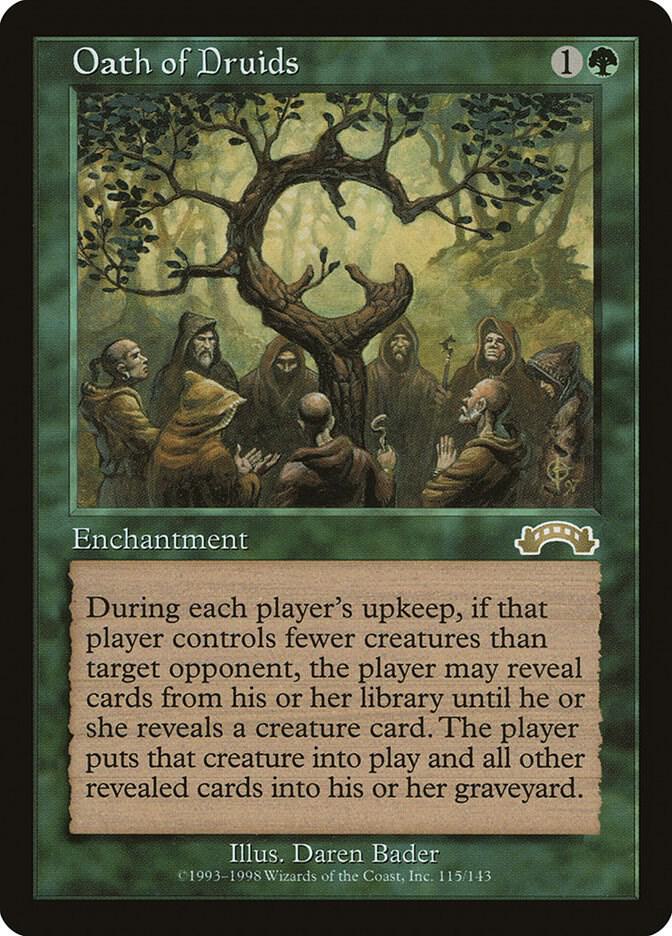 Oath of Druids 115 card from Exodus