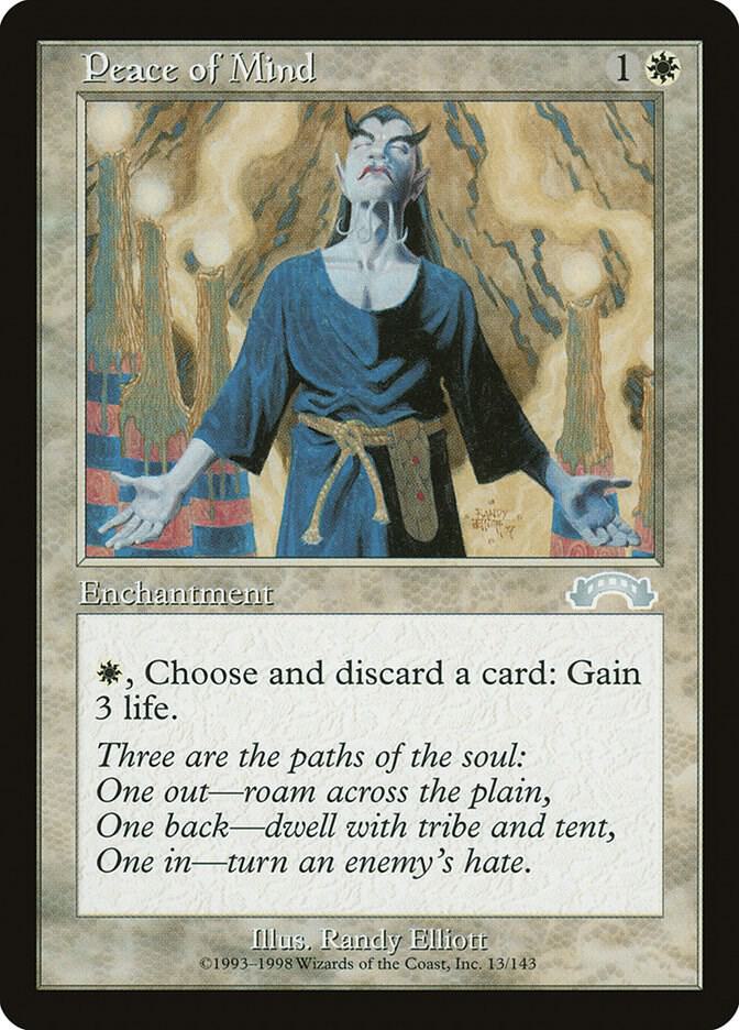 Peace of Mind 13 card from Exodus