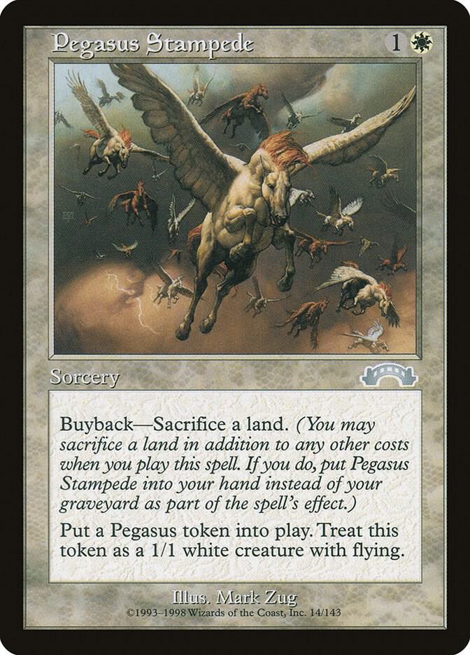 Pegasus Stampede 14 card from Exodus