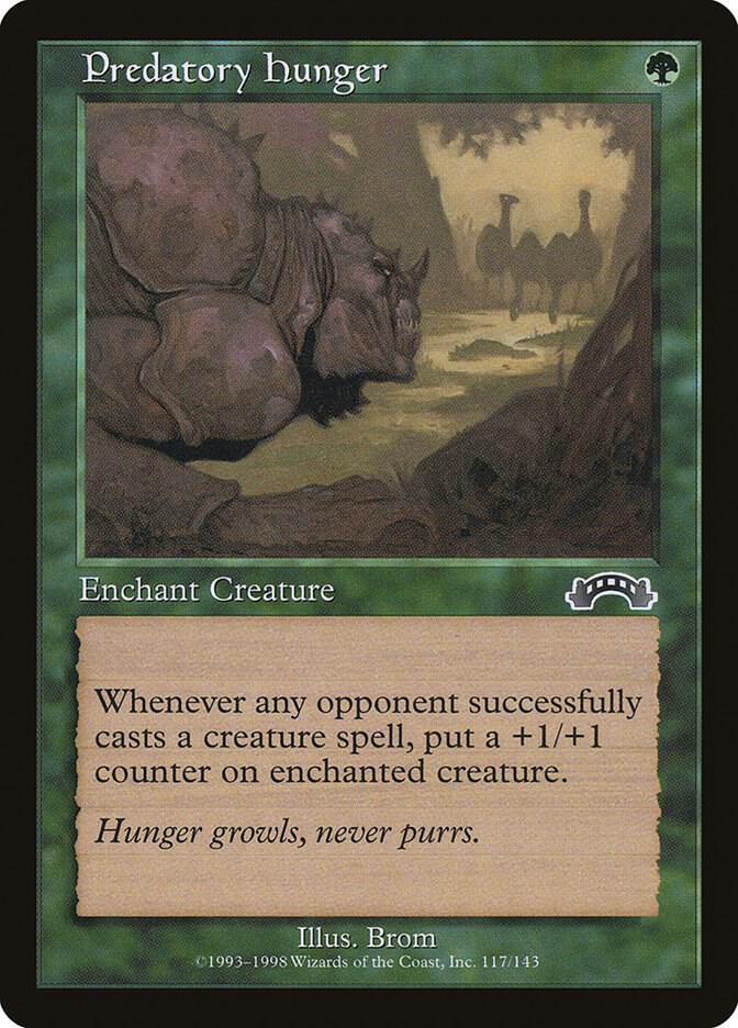 Predatory Hunger 117 card from Exodus