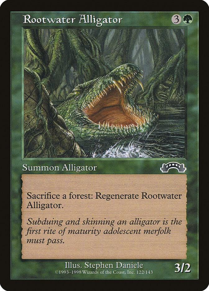 Rootwater Alligator 122 card from Exodus