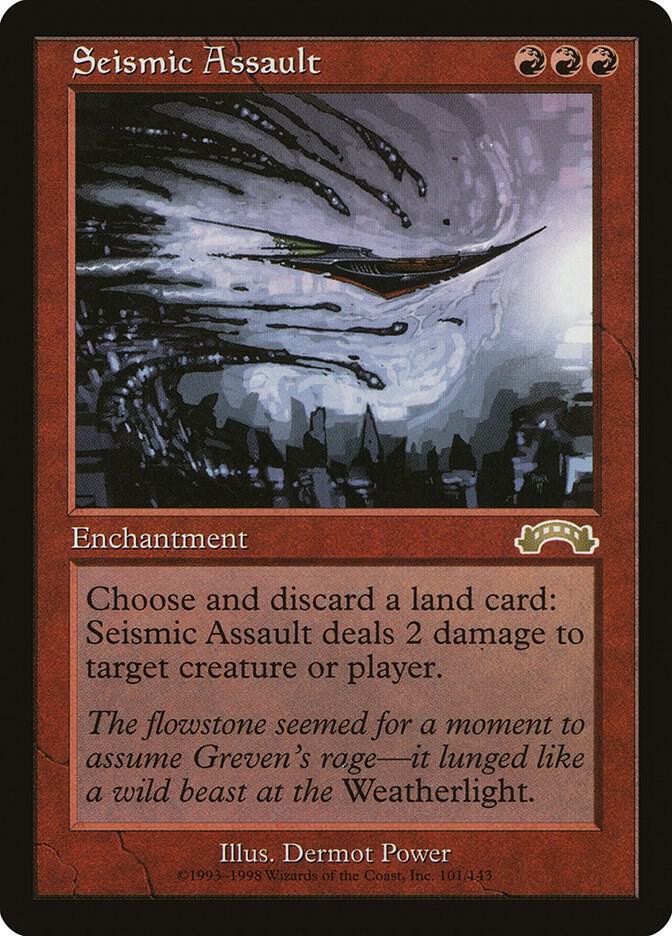 Seismic Assault 101 card from Exodus