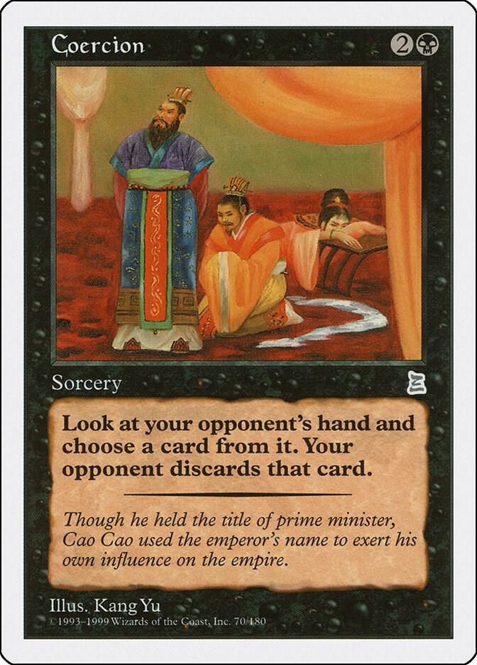 Coercion 70 card from Portal Three Kingdoms