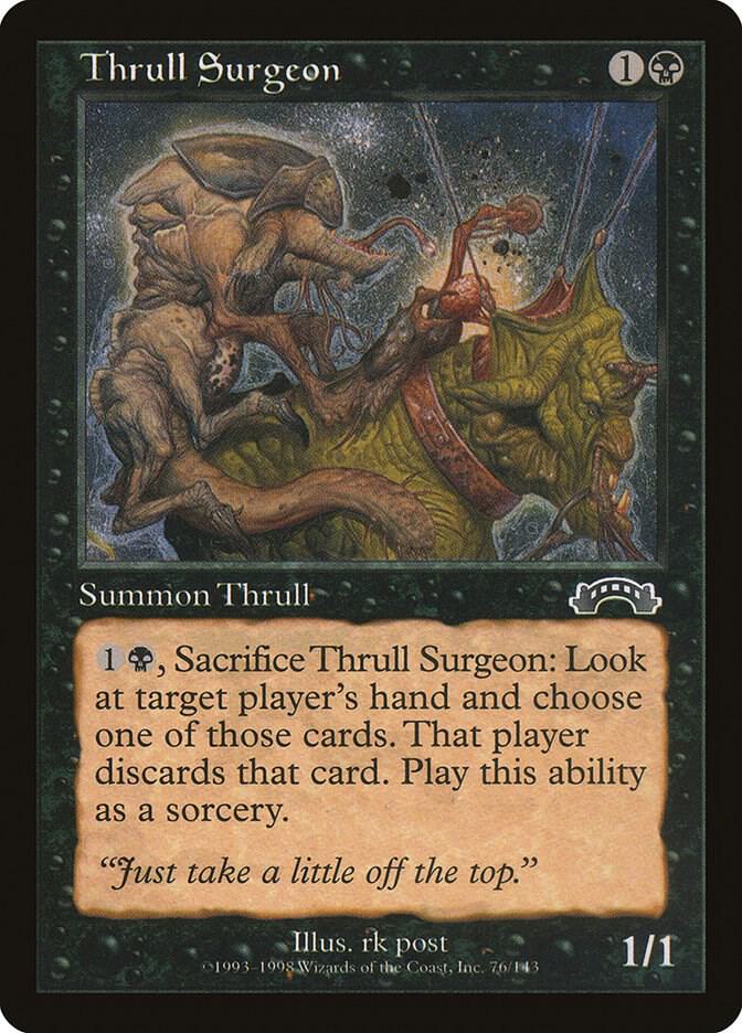 Thrull Surgeon 76 card from Exodus