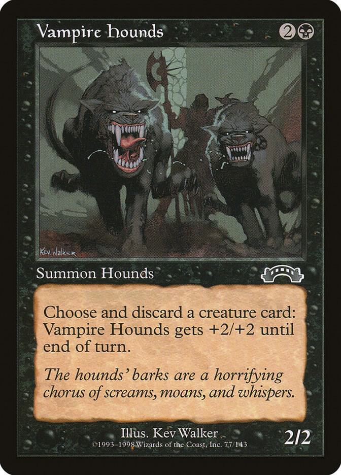 Vampire Hounds 77 card from Exodus