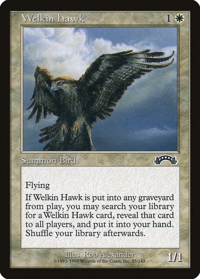 Welkin Hawk 25 card from Exodus