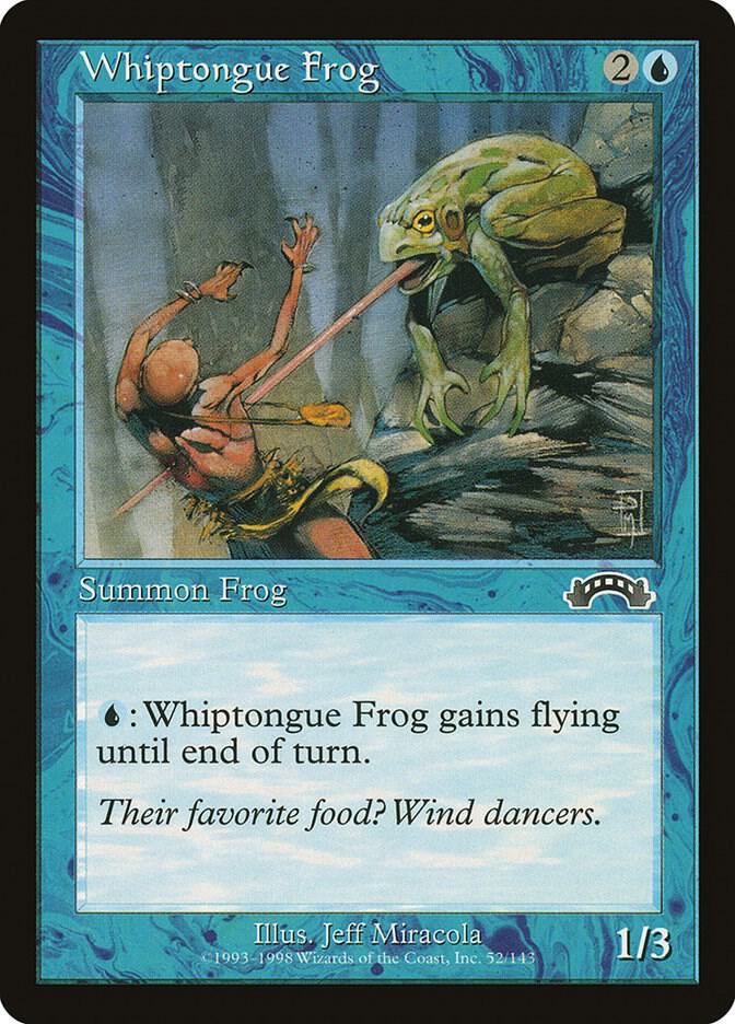 Whiptongue Frog 52 card from Exodus