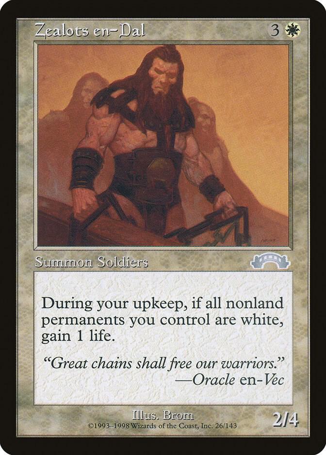 Zealots en-Dal 26 card from Exodus