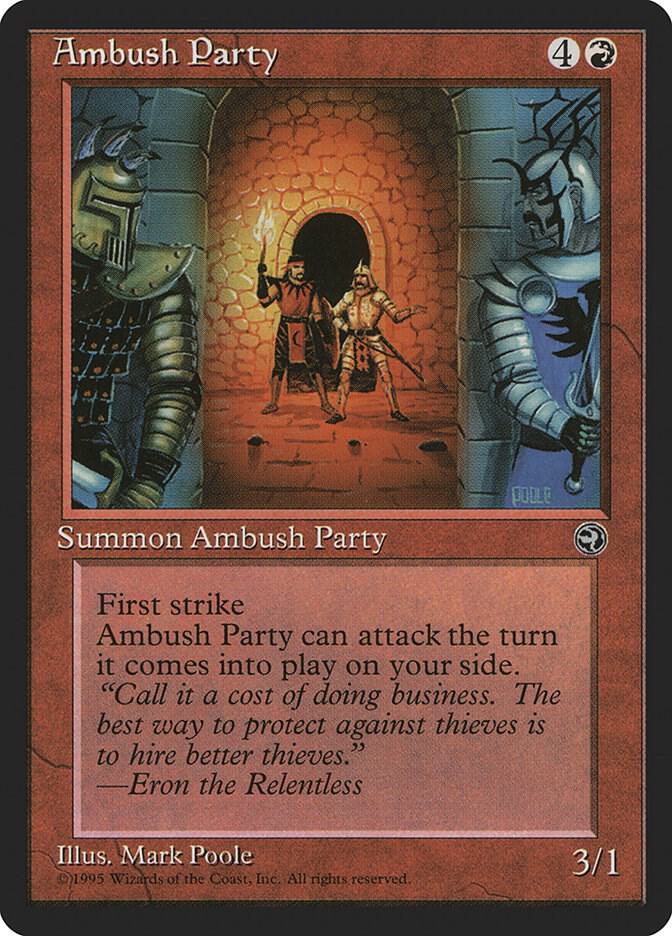 Ambush Party card from Homelands