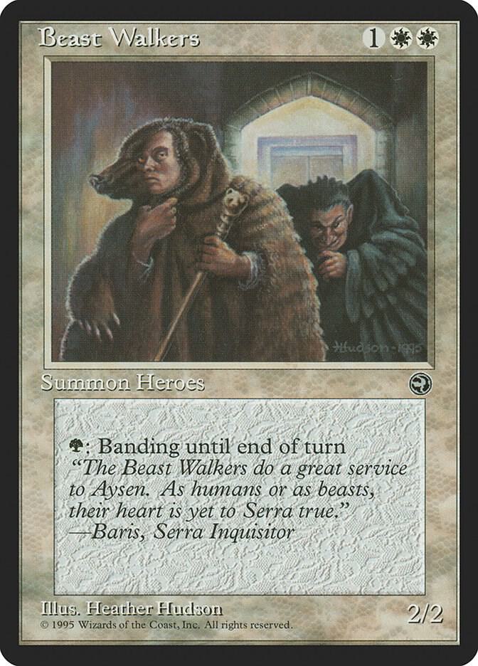 Beast Walkers card from Homelands