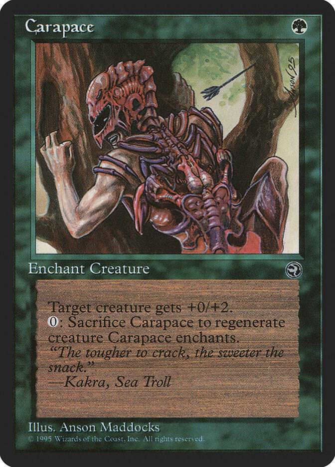 Carapace 55 card from Homelands