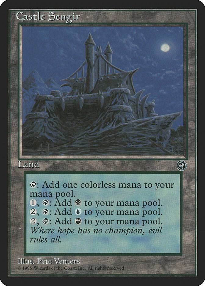 Castle Sengir card from Homelands