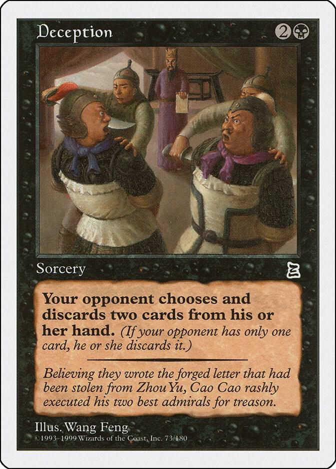 Deception 73 card from Portal Three Kingdoms