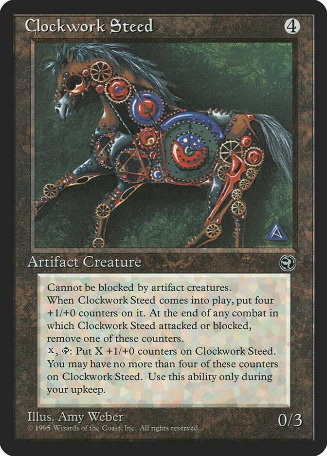 Clockwork Steed card from Homelands