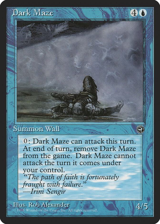 Dark Maze card from Homelands