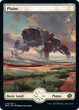 Plains - Full Art 279 card from The Brothers' War