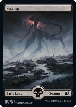 Swamp - Full Art 282 card from The Brothers' War